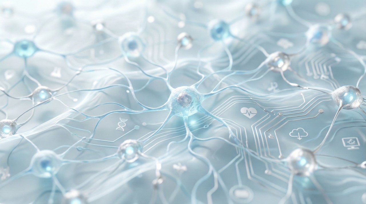 Abstract network pattern background